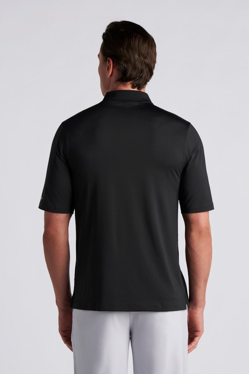 Erodym | Men's Short Sleeve Sports Polo | Black
