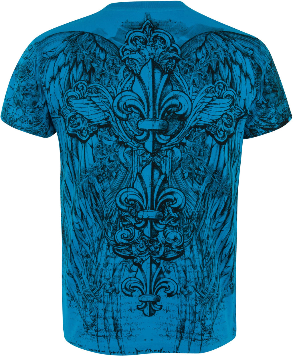 Sakkas Vines and Fleur De Lis Cotton Mens T-Shirt