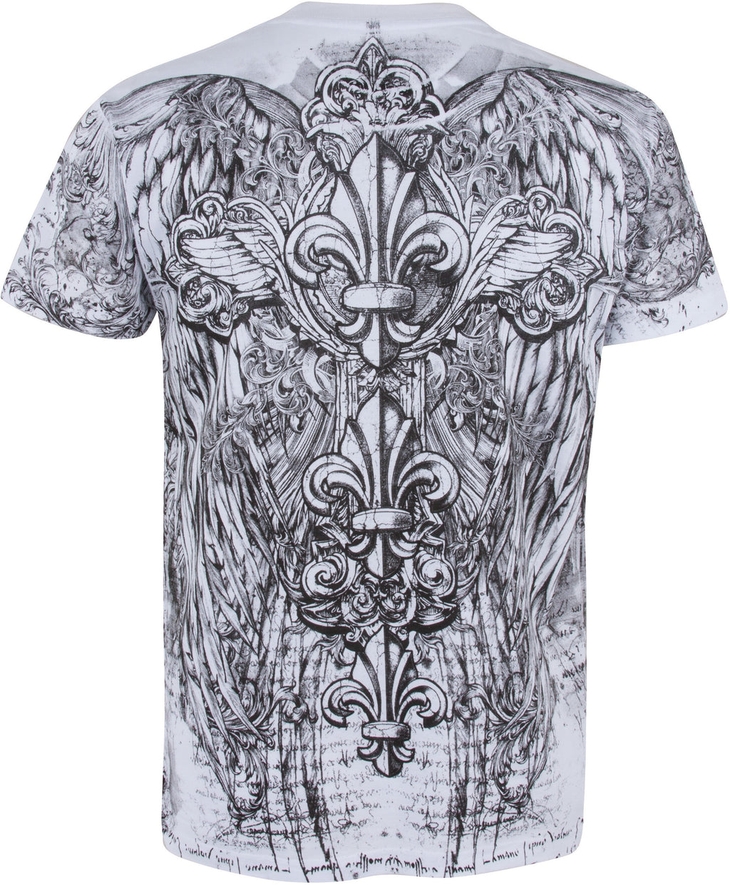Sakkas Vines and Fleur De Lis Cotton Mens T-Shirt